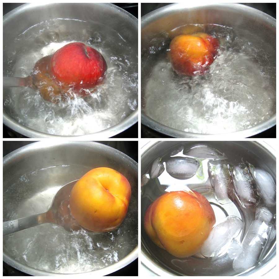 How to peel a peach without a knife via @kingarthurflour