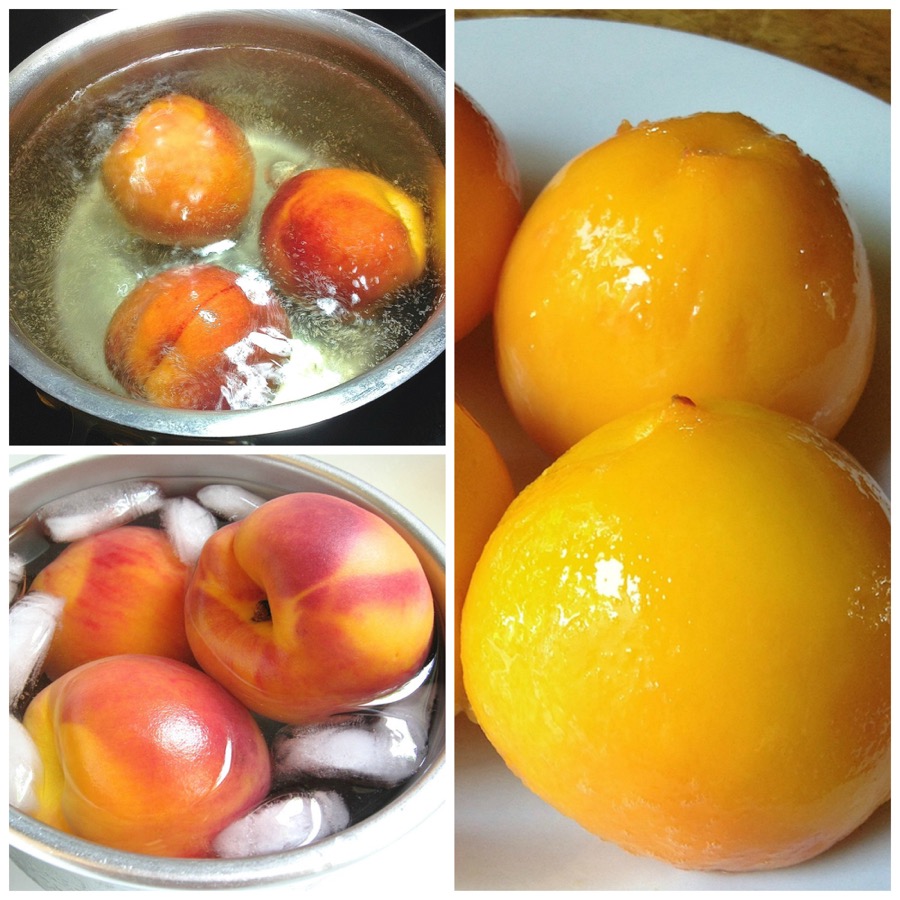 How to peel a peach without a knife via @kingarthurflour