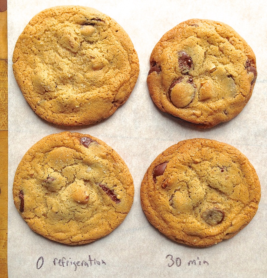 Test: chilling cookie dough @ via kingarthurflour