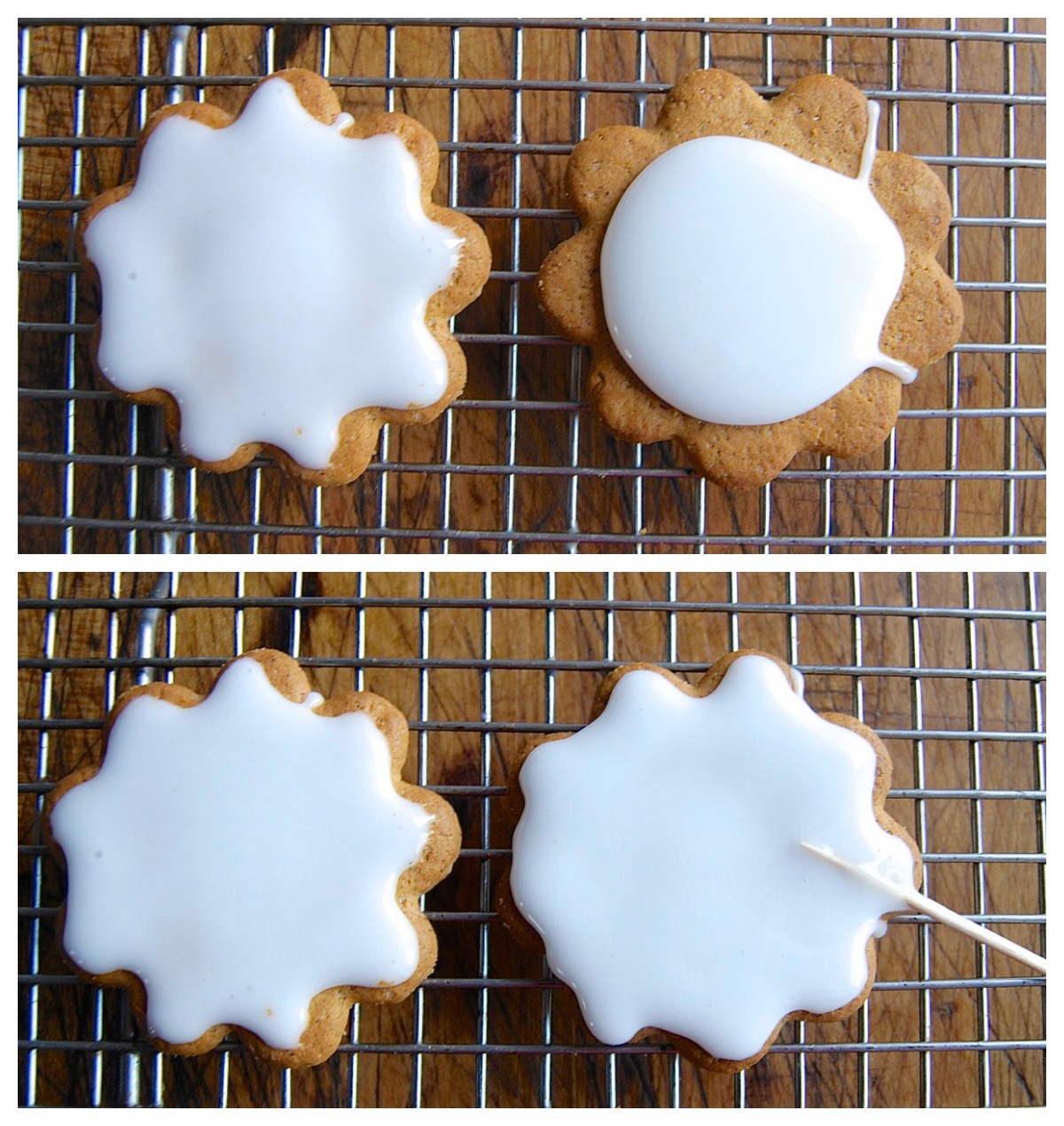 Simple cookie glaze via @kingarthurflour