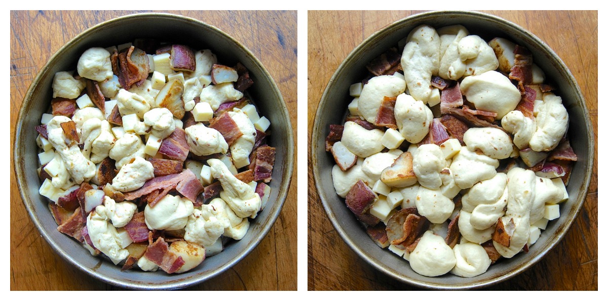 Pull-Apart Pizza via @kingarthurflour