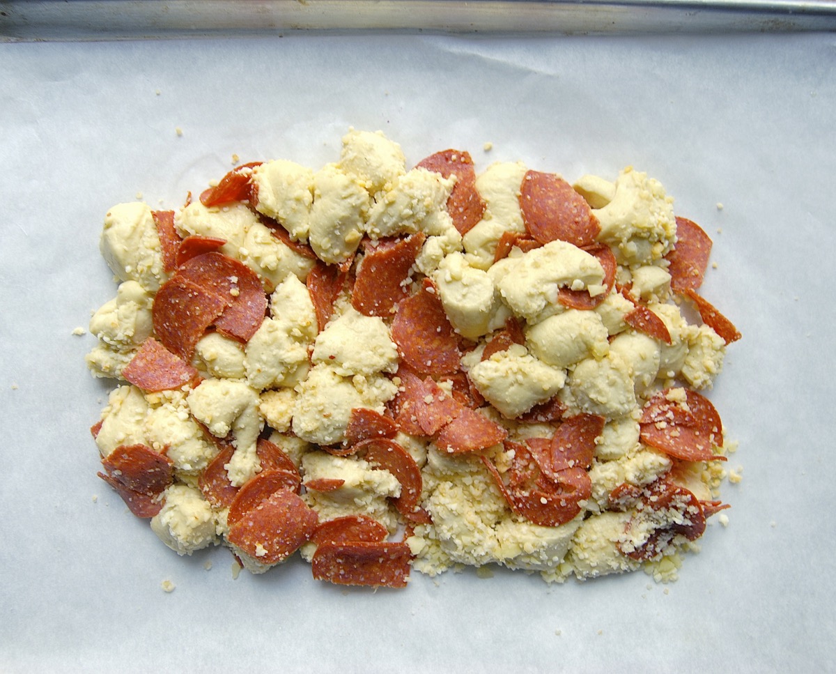 Pull-Apart Pizza via @kingarthurflour