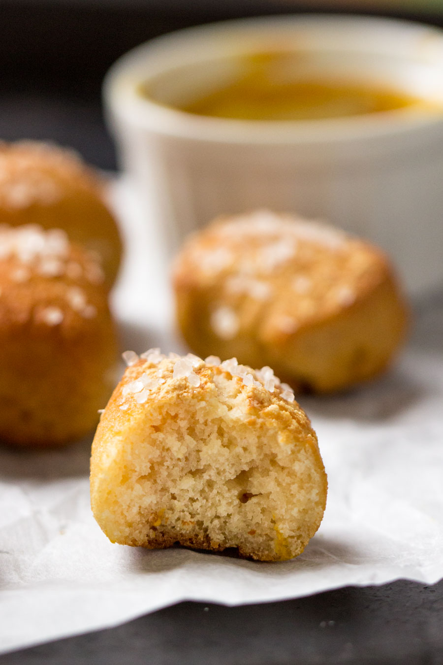 Gluten-Free Soft Pretzel Bites via @kingarthurflour