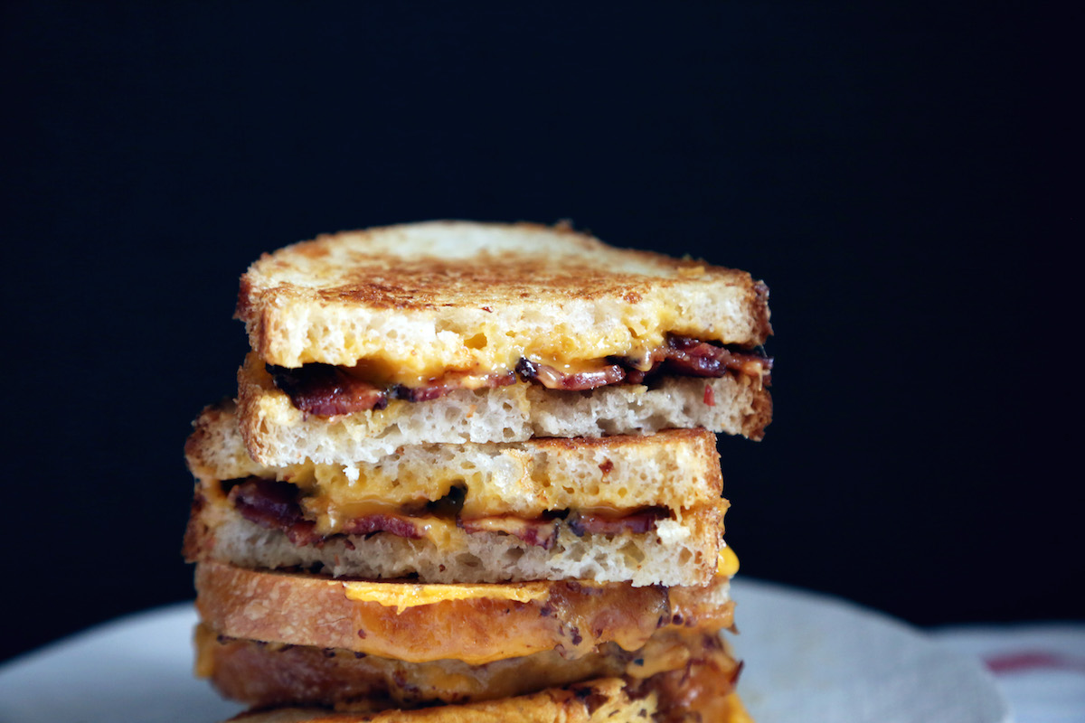 Grilled Cheese via @kingarthurflour