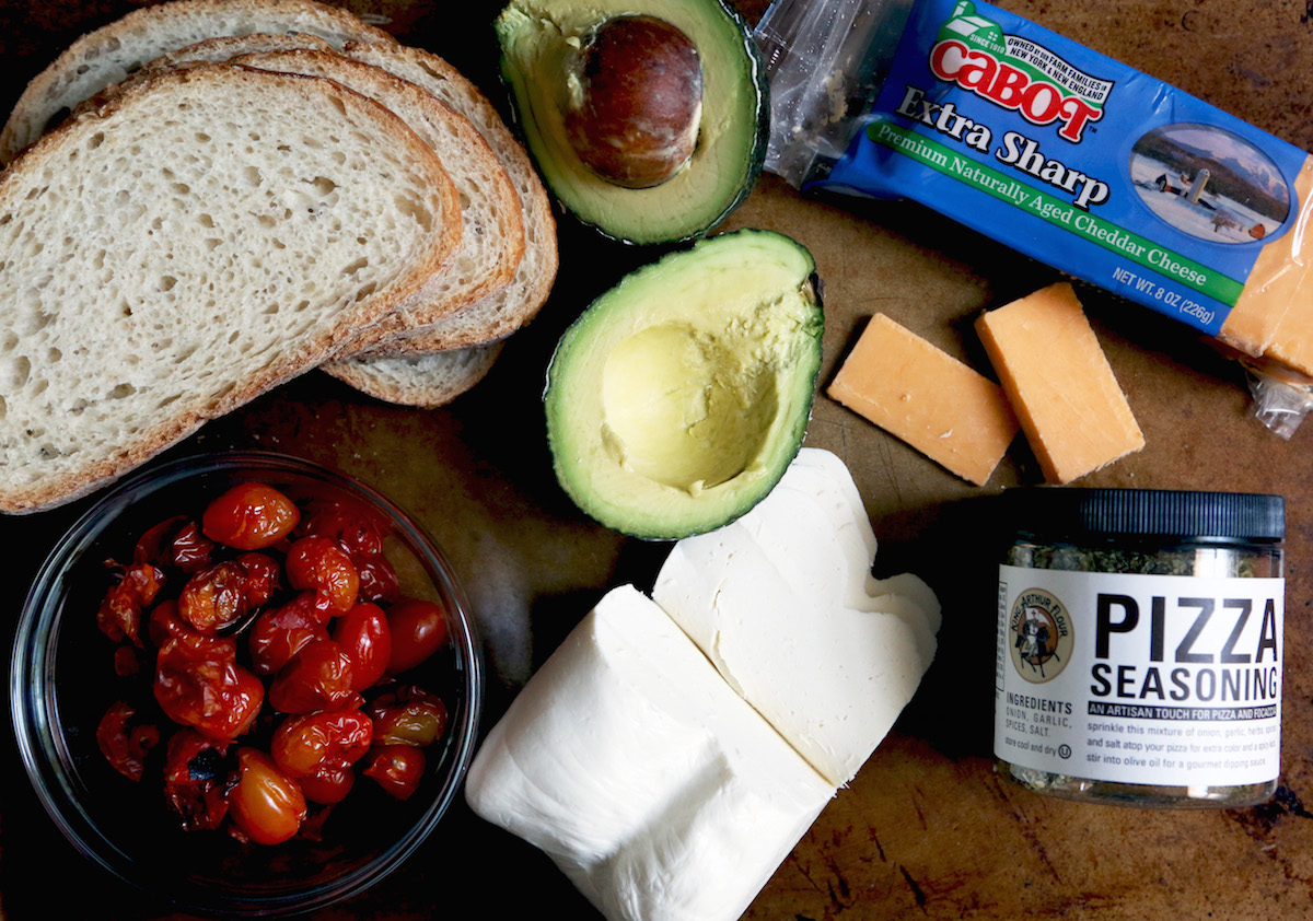 Grilled Cheese via @kingarthurflour