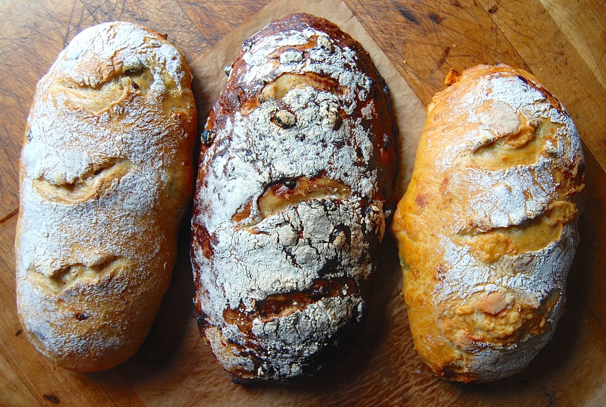No-Knead Bread Variations via @kingarthurflour