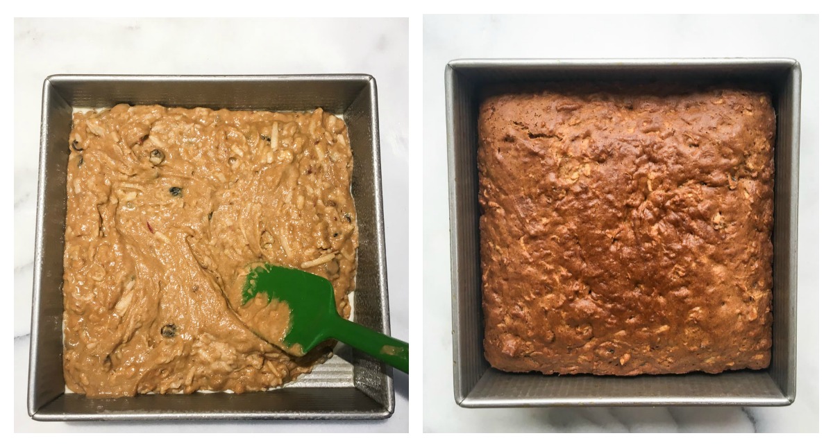 How to make gluten-free quinoa snack cake via @kingarthurflour