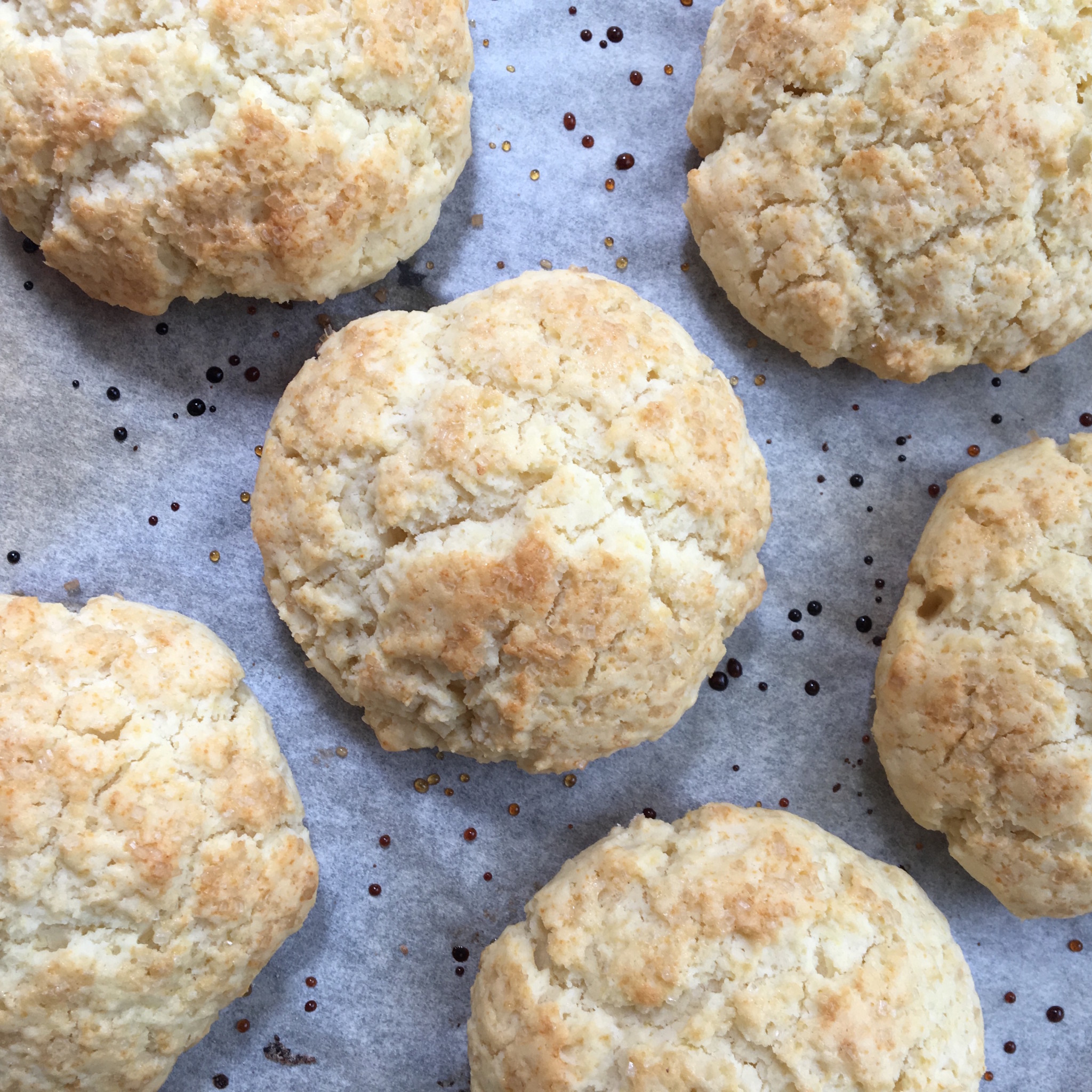 Gluten-Free Shortcake via @kingarthurflour