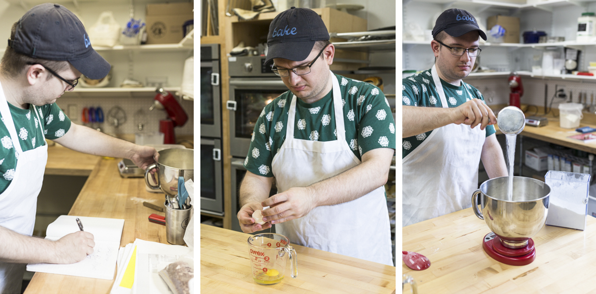 Golden Vanilla Cake via @kingarthurflour