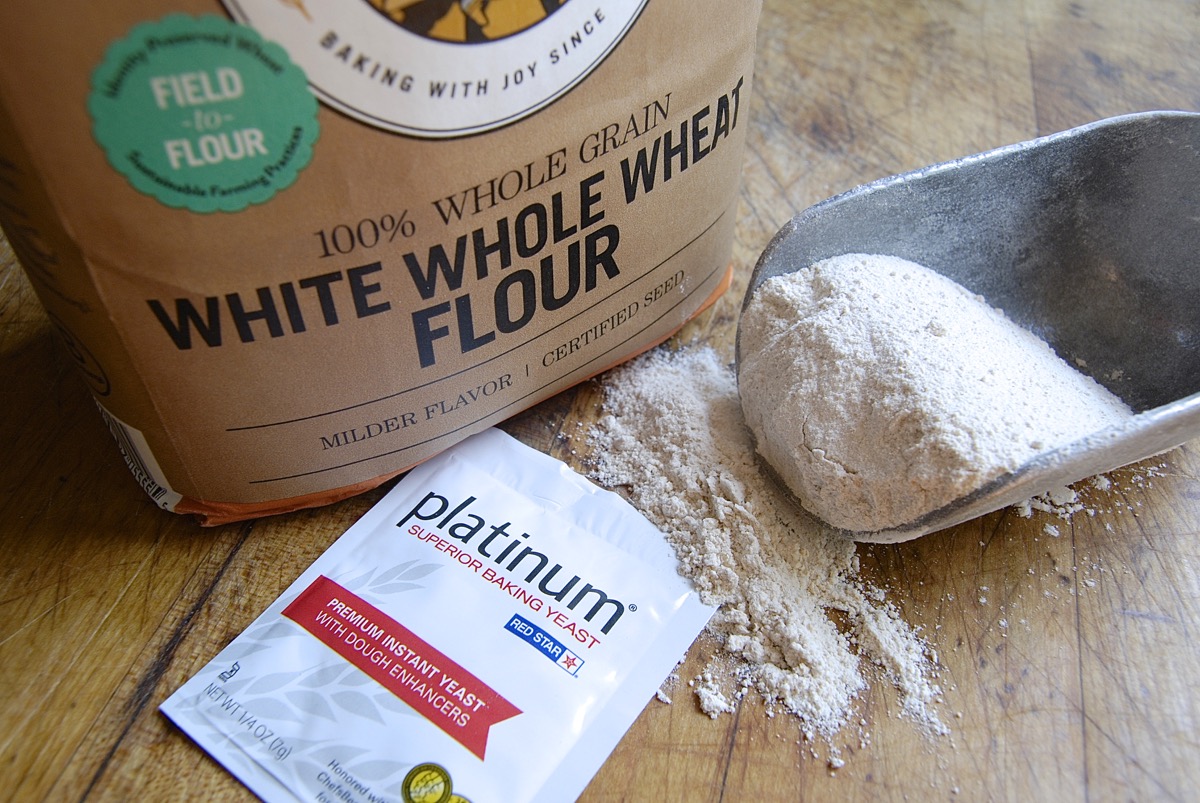 Whole wheat no-knead bread via @kingarthurflour