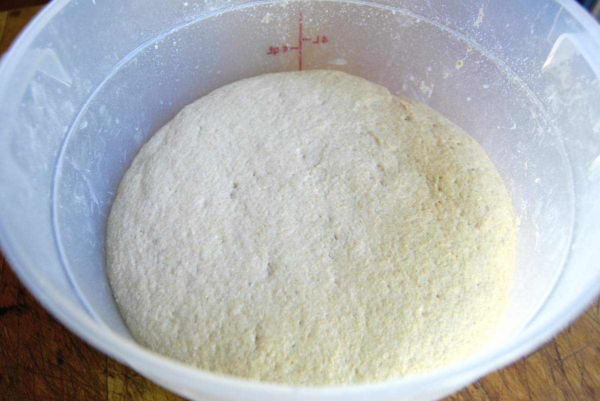 Whole wheat no-knead bread via @kingarthurflour