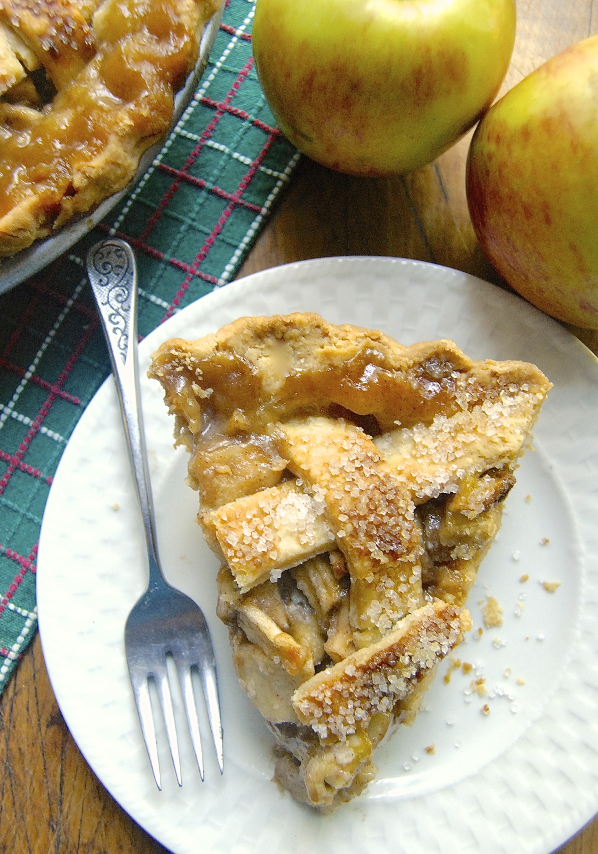 Apple Pie Bakealong via @kingarthurflour