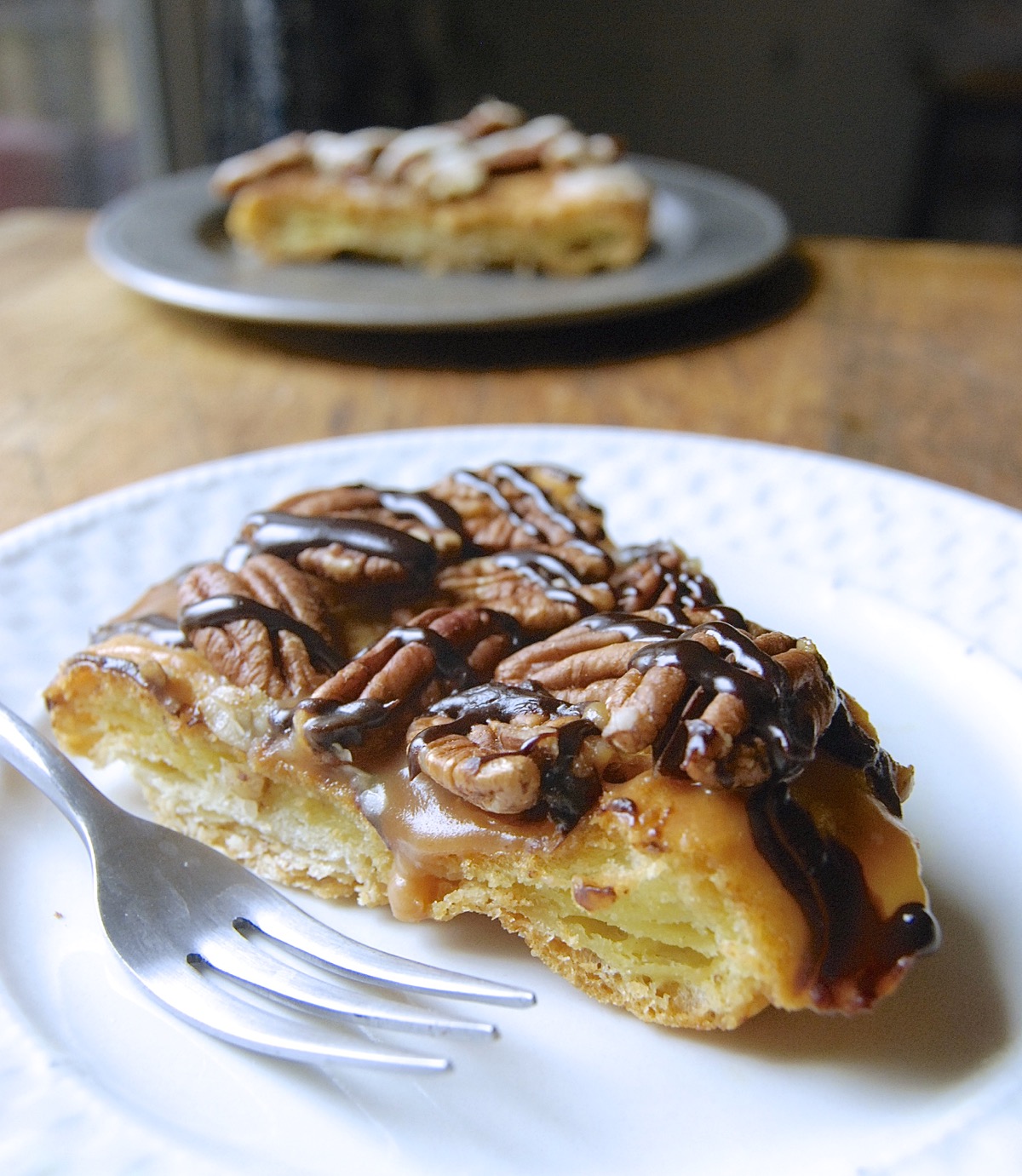 Butter-Pecan Kringle Bakealong via @kingarthurflour