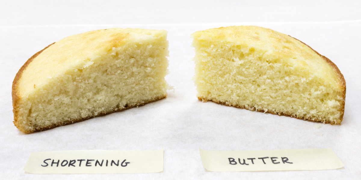 Shortening vs. butter in baking via @kingarthurflour