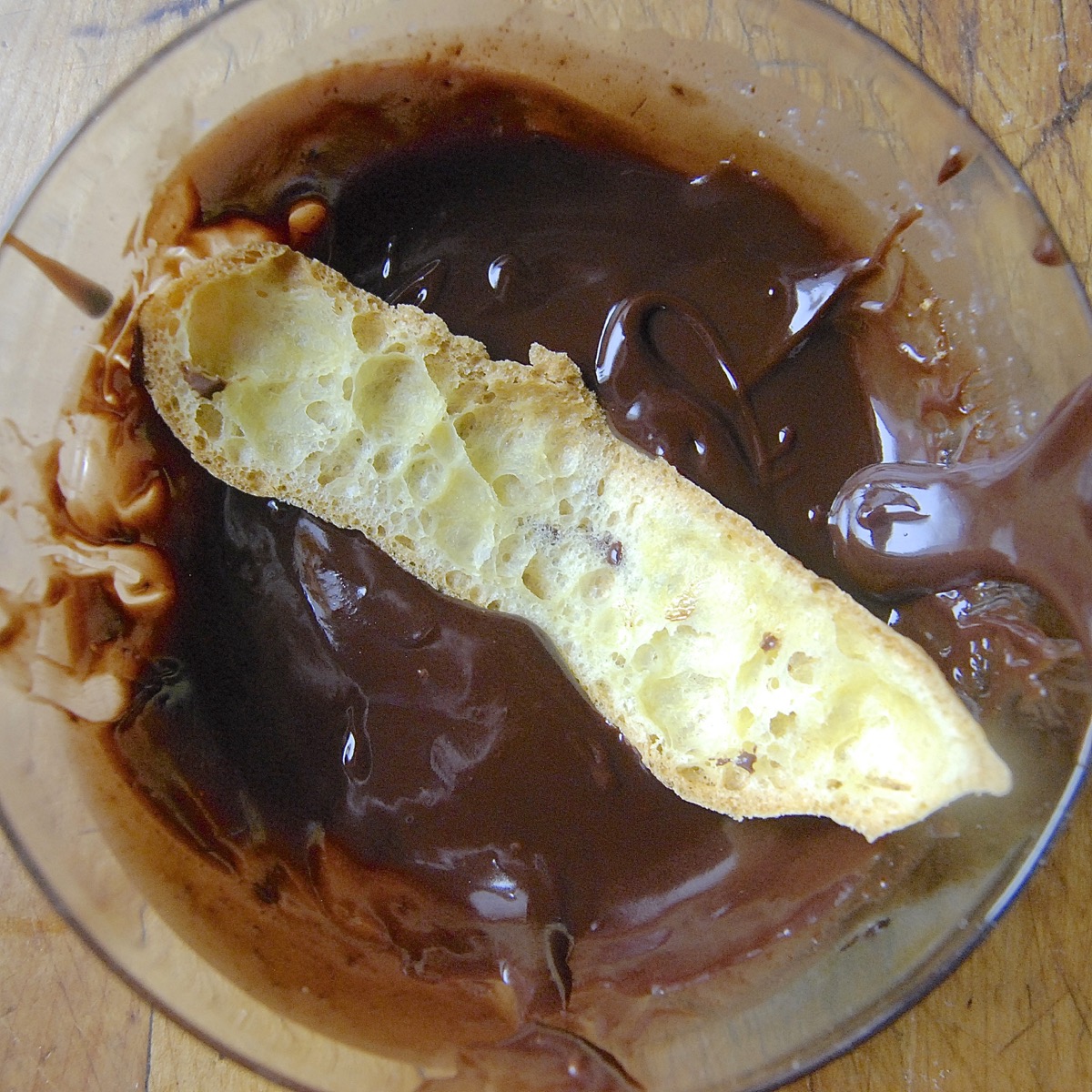 Dark Chocolate Eclairs Bakealong via @kingarthurflour