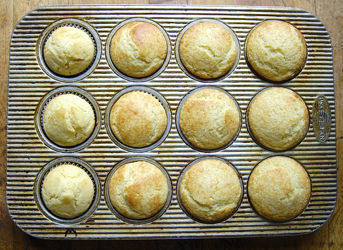 How to Reduce Sugar in Muffins via @kingarthurflour