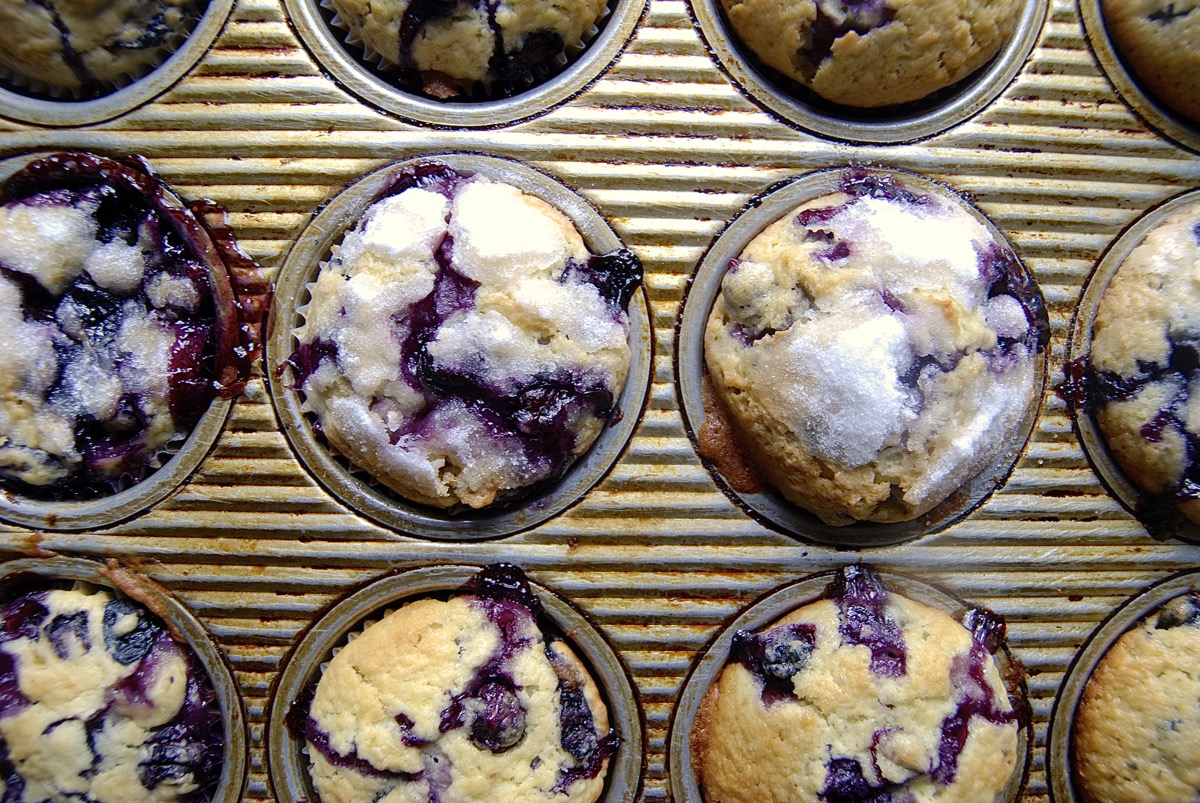 How to Reduce Sugar in Muffins via @kingarthurflour