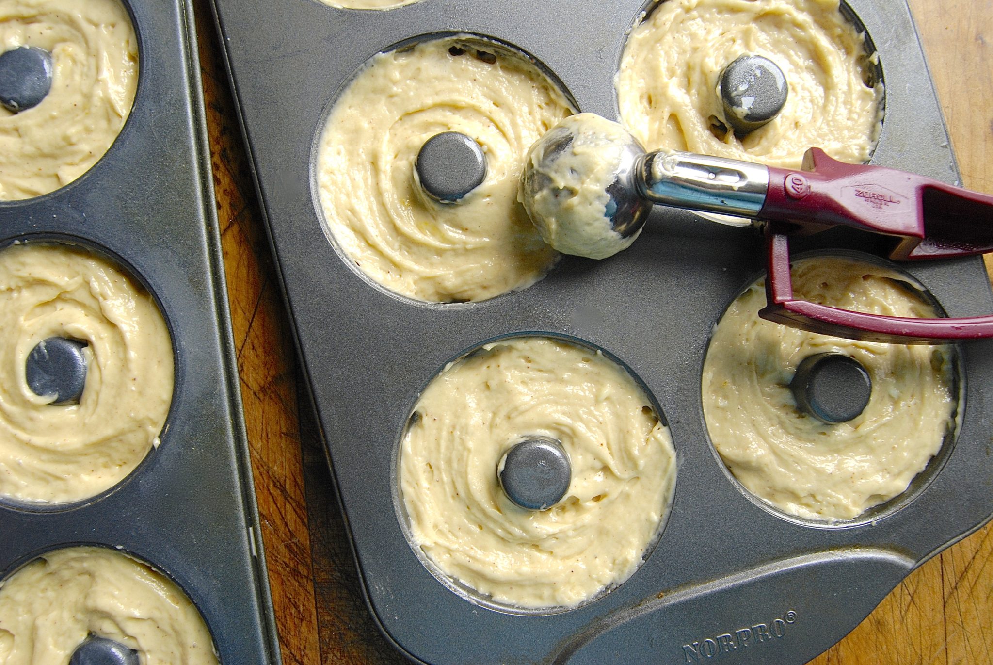 King Cake Doughnuts via @kingarthurflour