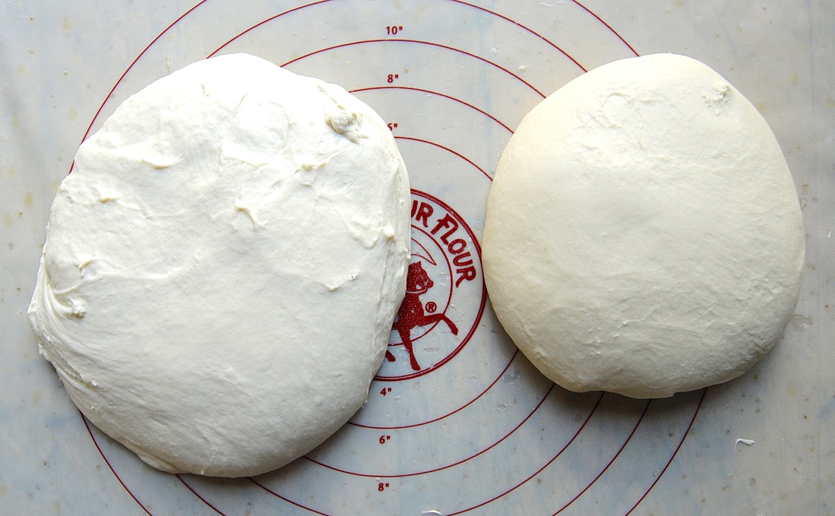 Sourdough Pizza Crust via @kingarthurflour