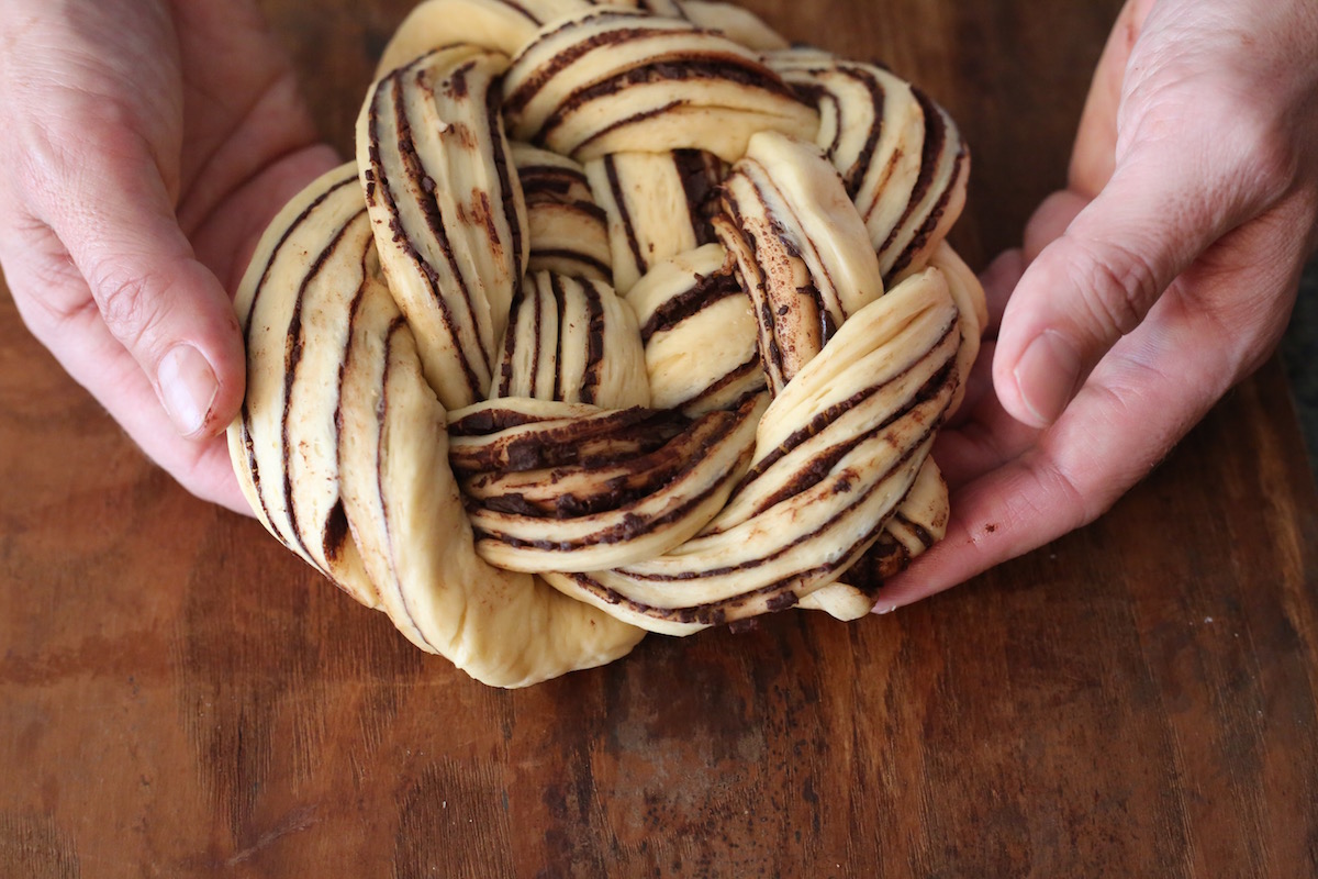 Shaping Babka via @kingarthurflour