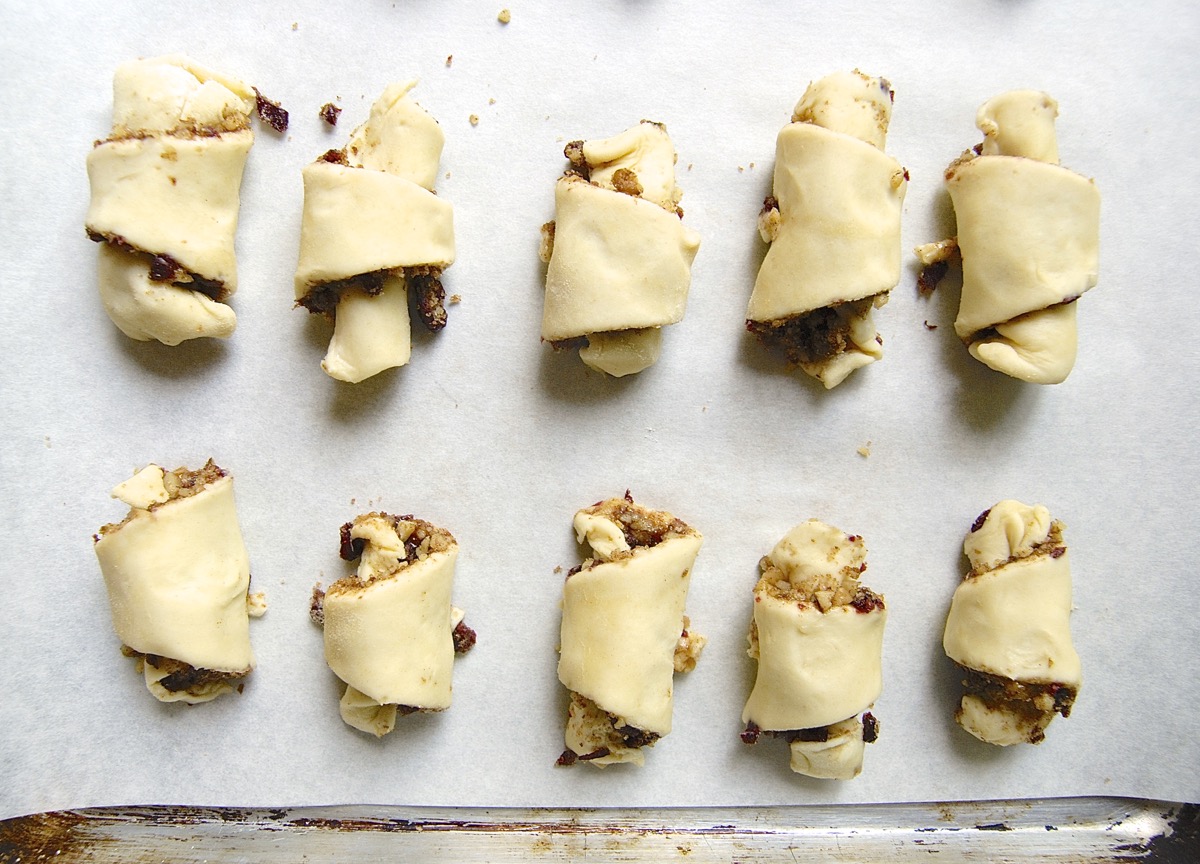 Rugelach Bakealong via @kingarthurflour