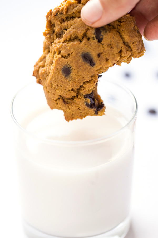 how to make Gluten-Free Pumpkin Chocolate Chip Cookies via @kingarthurflour