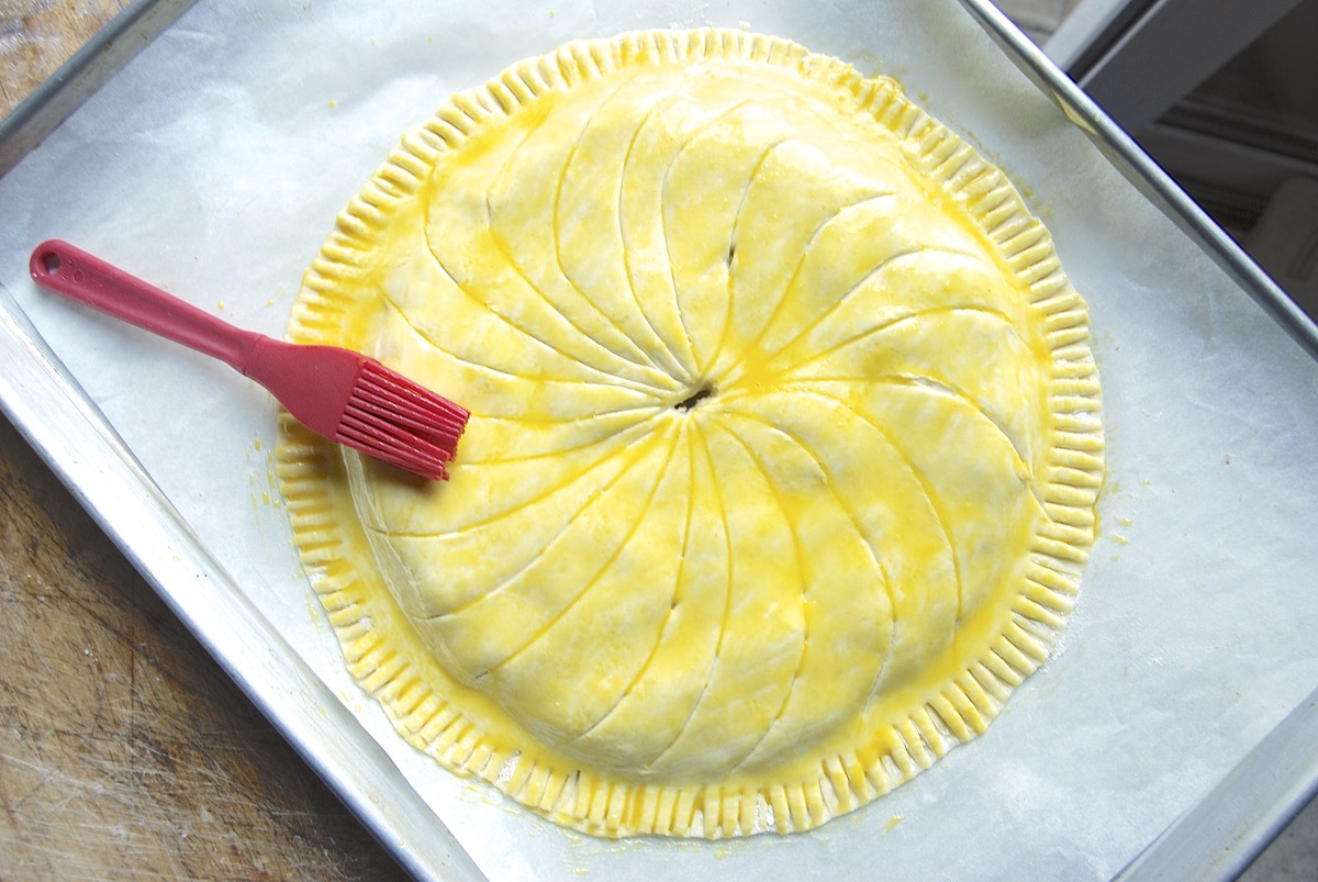 How to Make Almond Galette via @kingarthurflour