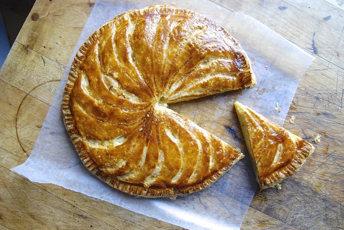 Almond Galette via @kingarthurflour