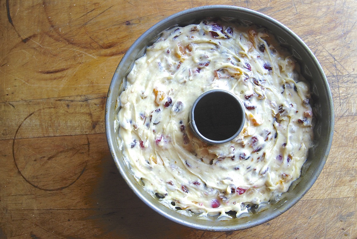 Fruit Cake Bundt via @kingarthurflour