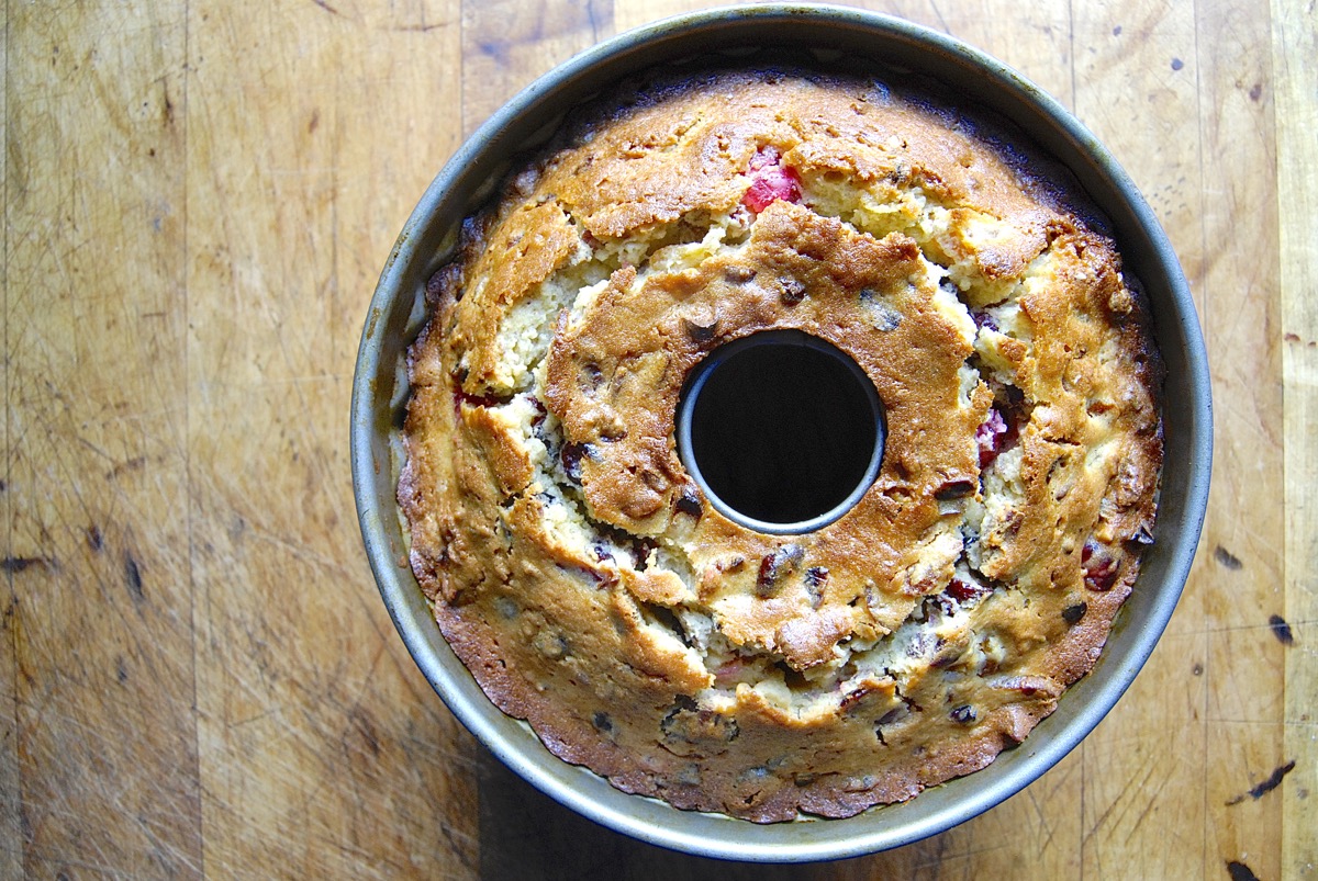 Fruit Cake Bundt via @kingarthurflour