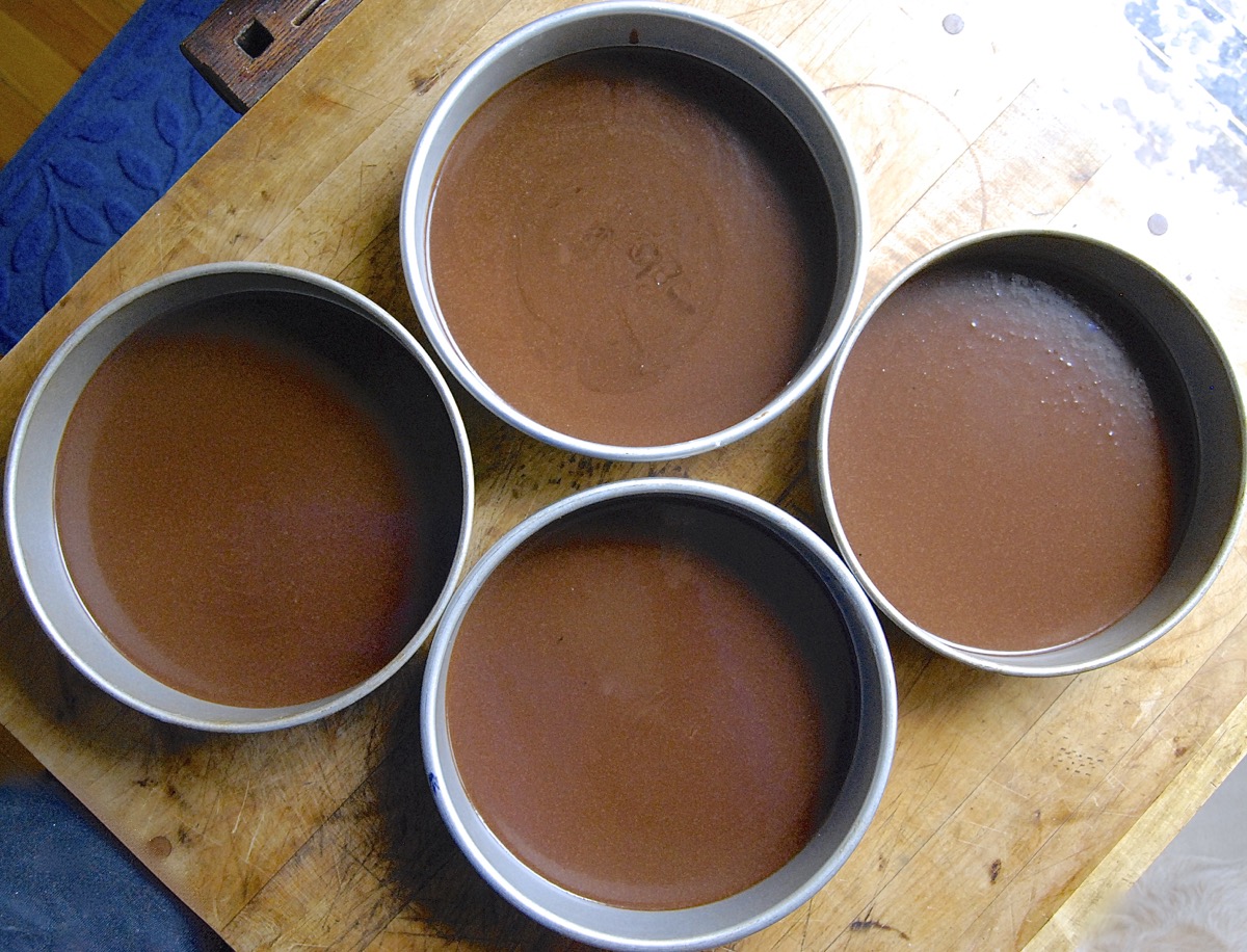 Chocolate Mousse Cake with Raspberries Bakealong via @kingarthurflour