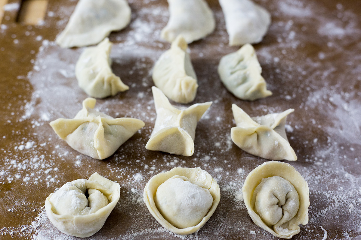 shaping Asian Dumplings via @kingarthurflour