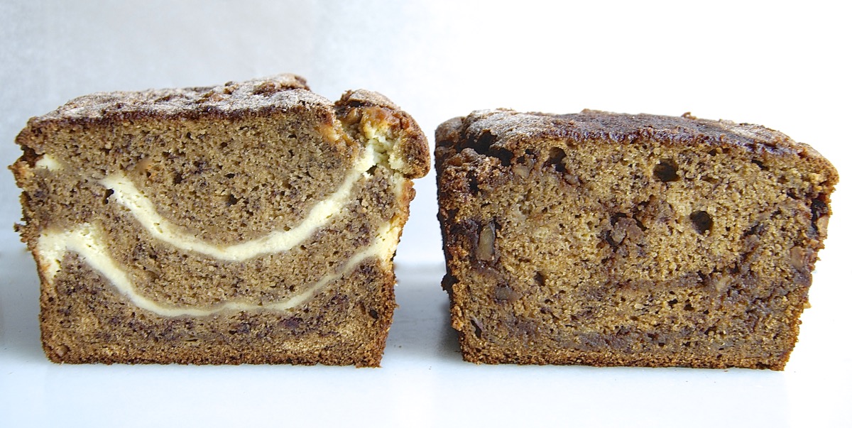 Sweet twist on banana bread via @kingarthurflour