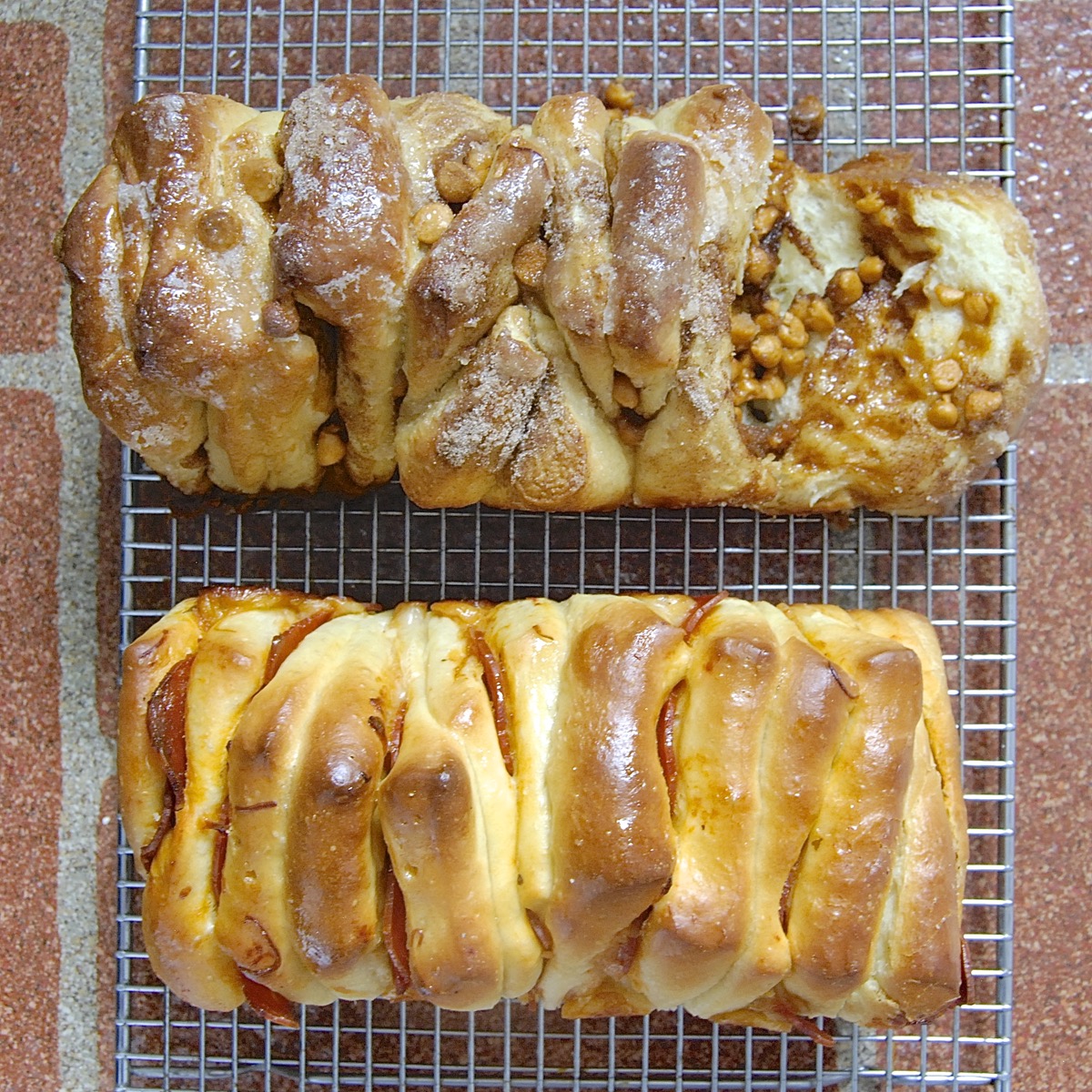 Butterflake Herb Loaf Transformed via @kingarthurflour