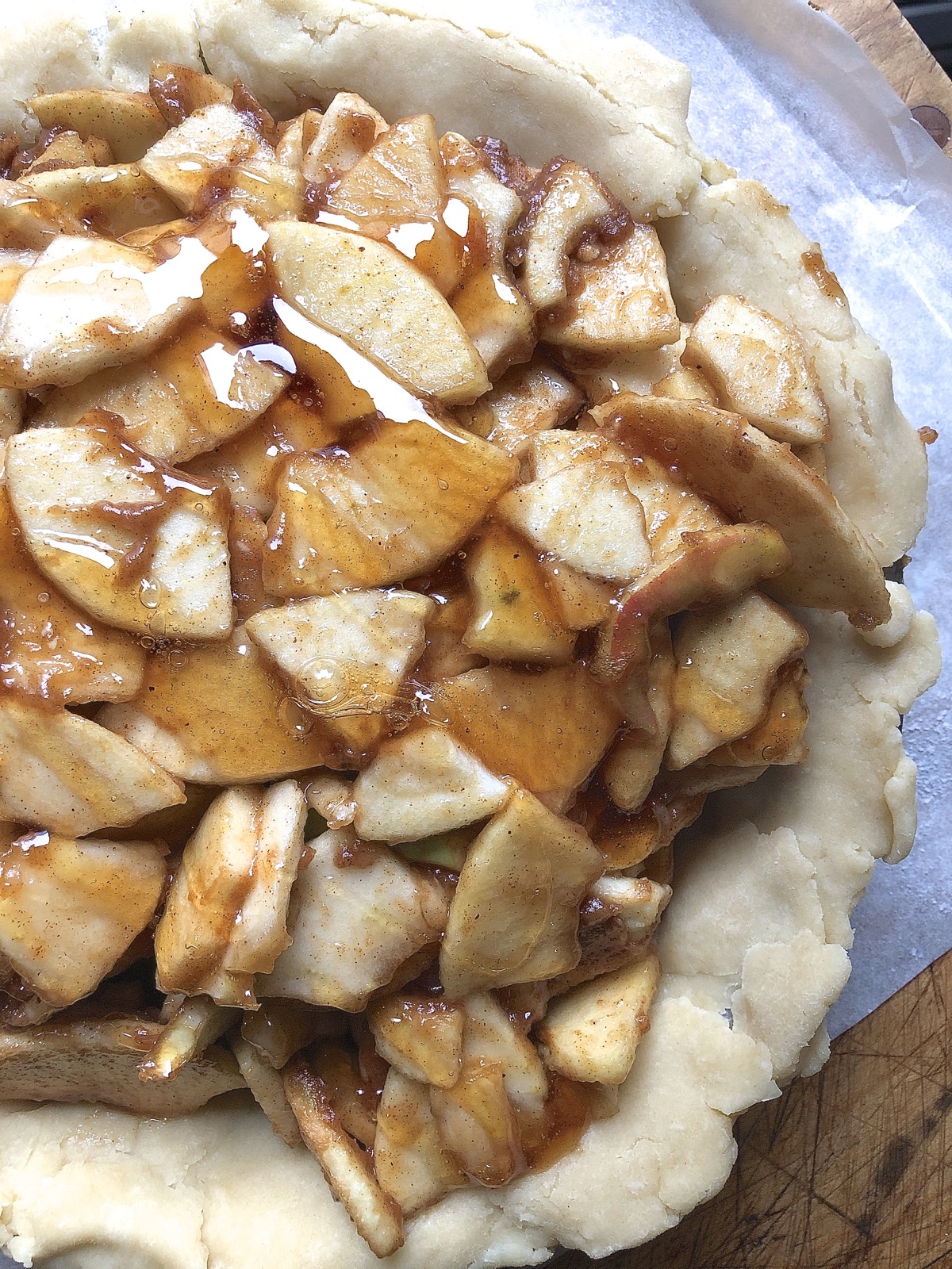 How to prevent runny apple pie via @kingarthurflour
