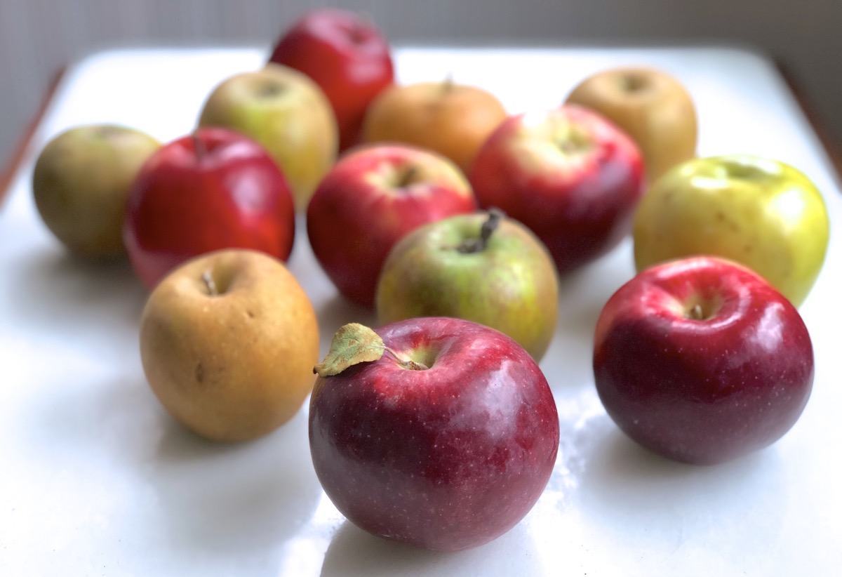 Special apple pie via @kingarthurflour