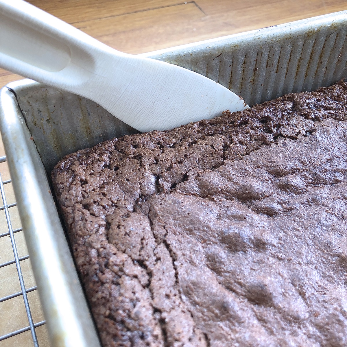 Almond Flour Brownies via @kingarthurflour