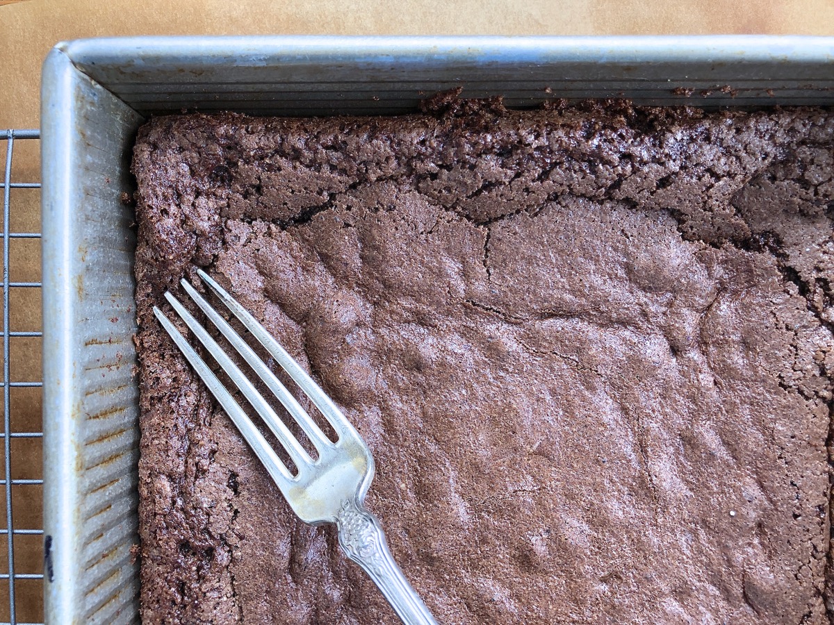 Almond Flour Brownies via @kingarthurflour