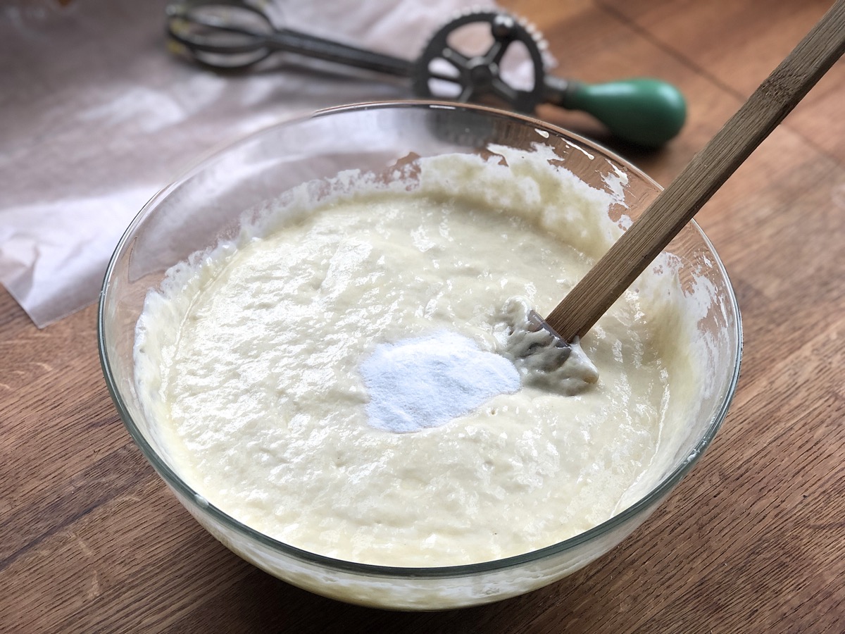 Classic Sourdough Waffles step-by-step via @kingarthurflour