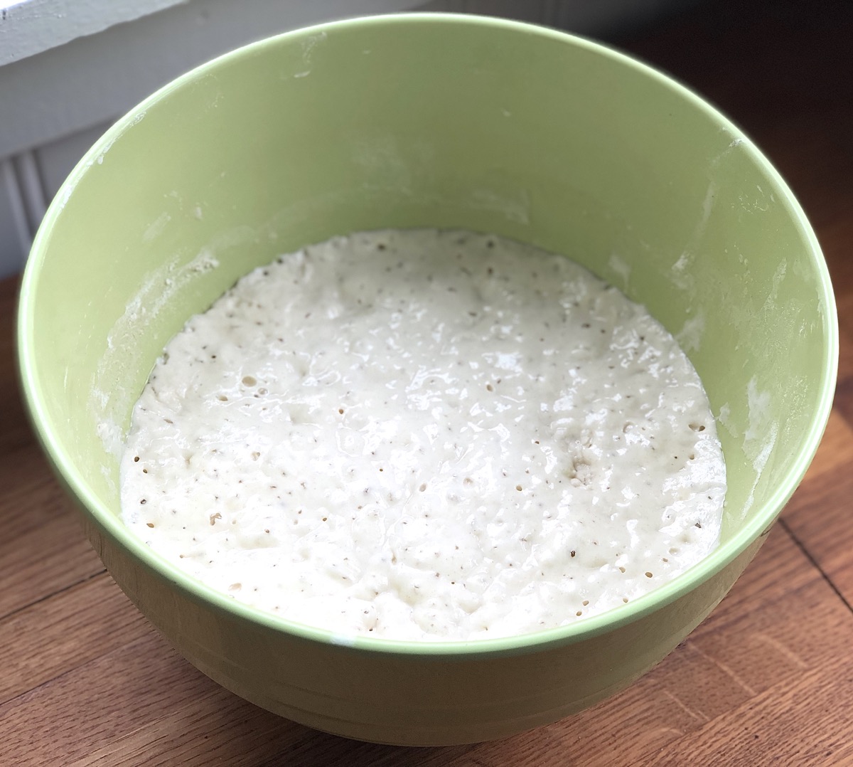 Classic Sourdough Waffles step-by-step via @kingarthurflour