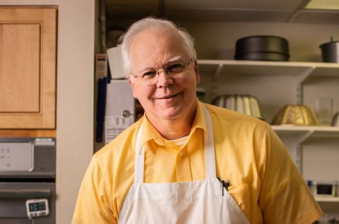 Frank in the test kitchen
