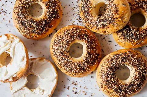 Chewy Everything Bagels - select to zoom