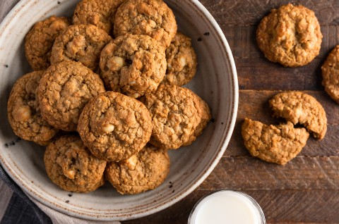 Butterscotch Macadamia Nut Cookies  - select to zoom