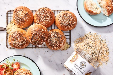Stuffed Bagel Buns - select to zoom