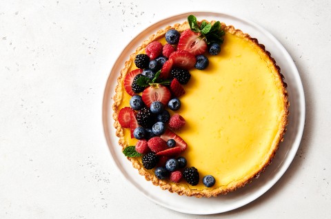 Lemon Tart with Fresh Berries - select to zoom