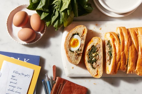 Stuffed Breakfast Braid - select to zoom