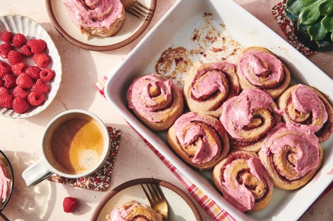 Jammin’ Raspberry Buns  - select to zoom