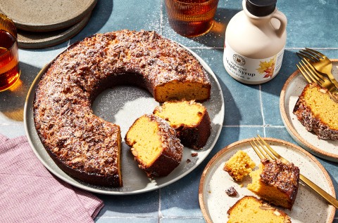 Pecan-Crusted Sweet Potato Pound Cake