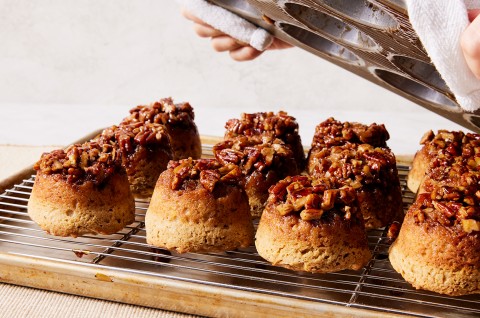 Sticky Bun Banana Muffins  - select to zoom