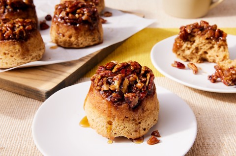 Sticky Bun Banana Muffins  - select to zoom